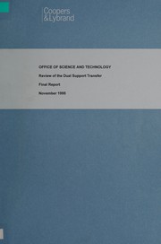 Cover of Review of the dual support transfer by Great Britain. Office of Science and Technology