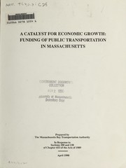 Front cover of A catalyst for economic growth by Joseph D. Alviani
