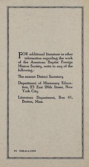 Cover of Challenging facts in the work of the American Baptist Foreign Mission Society by American Baptist Foreign Mission Society