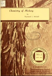 Front cover of Chemistry of hickory by Raymond L. Mitchell