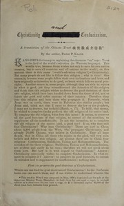 Front cover of Christianity the completion of Confucianism by Paul Krantz