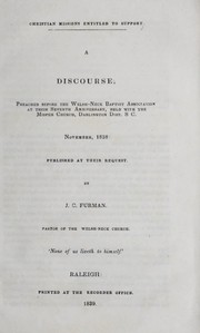 Front cover of Christian missions entitled to support by James Clement Furman
