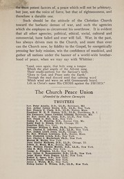 Front cover of The church's mission as to war and peace by J. B. Remensnyder