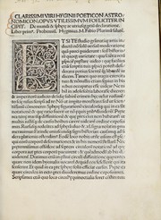 Cover of Clarissimi viri Hyginii Poeticon astronomicon by C. Julius Hyginus