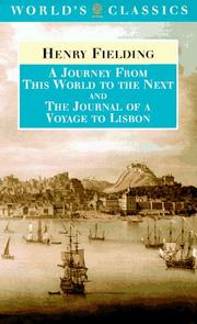 Front cover of A Journey from This World to the Next by Henry Fielding