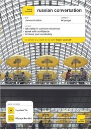 Front cover of Teach Yourself Russian Conversation (Teach Yourself Conversations) by Rachel Farmer