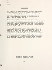 Front cover of Composite of title II and title XVIII of the Social Security Act and H.R. 17550 by United States. Bureau of Retirement and Survivors Insurance