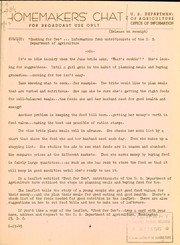 Cover of Cooking for two by United States. Department of Agriculture. Radio Service