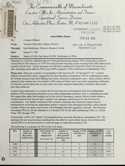 Cover of Corrective action plans (CAPS) status report by Massachusetts. Operational Services Division