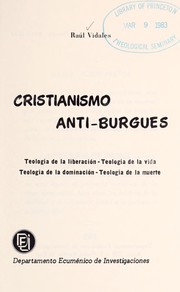 Front cover of Cristianismo anti-burgués by Raúl Vidales