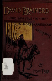 Front cover of David Brainerd, the apostle to the North American Indians by Jesse Page