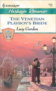 Front cover of The Venetian Playboy's Bride by Lucy Gordon