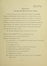 Front cover of Description of Defiency and Construction Priority Formula by Montana. State Highway Commission