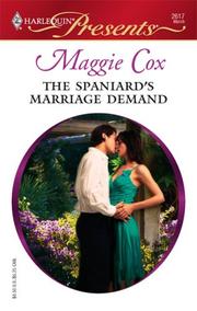 Front cover of The Spaniard's Marriage Demand by Maggie Cox