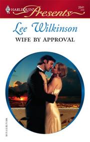 Front cover of Wife by Approval by Lee Wilkinson