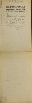 Cover of The discoverers by Campbell, Wilfred