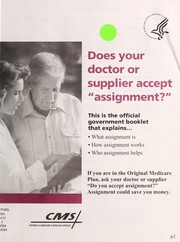 Front cover of Does your doctor or supplier accept "assignment?" by Centers for Medicare & Medicaid Services (U.S.)
