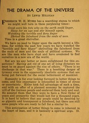 Front cover of The drama of the universe by Lewis Milligan