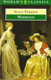 Front cover of Marriage by Susan Ferrier