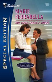 Front cover of Mr. Hall Takes A Bride (Silhouette Special Edition) (Logan's Legacy Revisited) by Marie Ferrarella