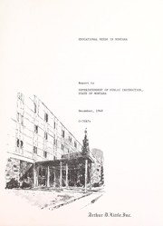 Front cover of Educational needs in Montana by Arthur D. Little, Inc.