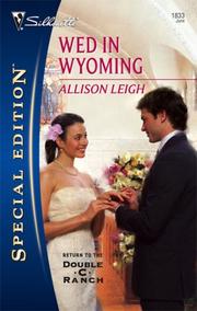 Front cover of Wed In Wyoming by Allison Leigh
