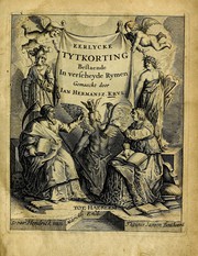 Cover of Eerlycke tytkorting by Jan Hermansz Krul
