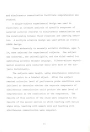 Front cover of The effects of manual signs, speech, and simultaneous communication on comprehension of labels by autistic children by Karen Tinker Poulton