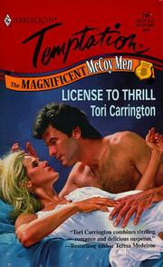 Front cover of License To Thrill (The Magnificent Mccoy Men) by Tori Carrington