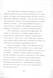 Front cover of The effects of a structured curriculum on the learning of multiplication facts for mainstreamed elementary students with disabilities by Carolyn Anne Harris