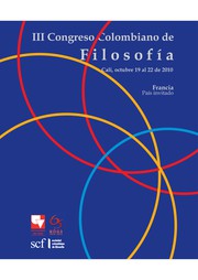 Front cover of I Congreso Colombiano de Filosofía by Congreso Colombiano de Filosofía (1st 2006 Bogotá, Colombia)