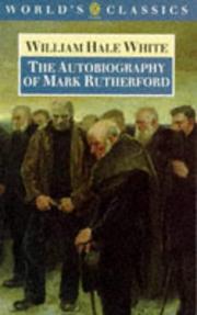 Cover of Autobiography by William Hale White
