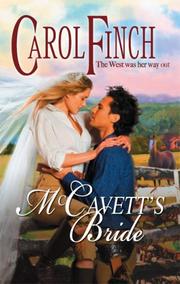 Cover of McCavett's Bride by Carol Finch