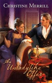 Cover of An Unladylike Offer by Christine Merrill