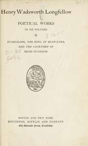 Cover of Evangeline by Henry Wadsworth Longfellow