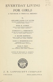 Front cover of Everyday living for girls by Adelaide Laura Van Duzer