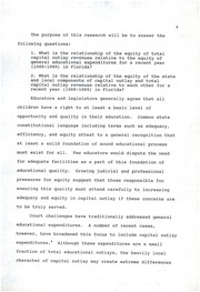 Front cover of An examination of the equity of capital outlay funding of public education by Gaylon Donn Currie