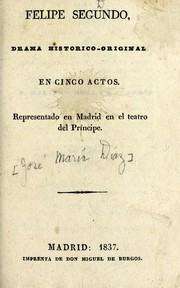 Cover of Felipe Segundo by José María Díaz