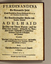 Front cover of Ferdinandina die mexicanische Insul by Philip H. Brown
