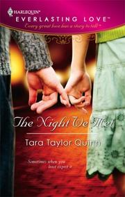 Front cover of The Night We Met by Tara Taylor Quinn