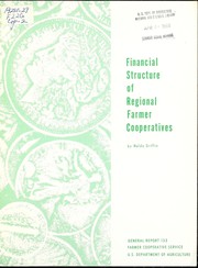 Cover of Financial structure of regional farmer cooperatives by Nelda Griffin