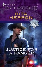 Front cover of Justice For A Ranger by Rita B. Herron