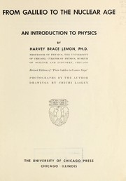 Front cover of From Galileo to the nuclear age by Harvey Brace Lemon
