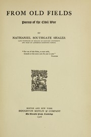 Cover of From old fields by Nathaniel Southgate Shaler