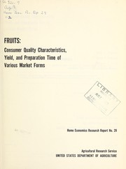 Cover of Fruits by Velma Jeffrey Chapman