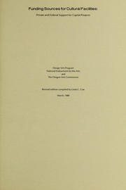 Front cover of Funding sources for cultural facilities by Linda Coe