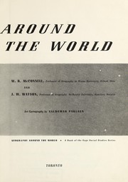 Cover of Geography around the world by Wallace Robert McConnell