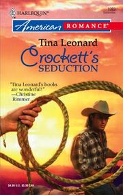 Cover of Crockett's seduction by Tina Leonard