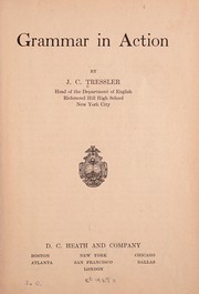 Cover of Grammar in action by Jacob C. Tressler