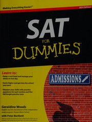 Cover of SAT for Dummies by Geraldine Woods